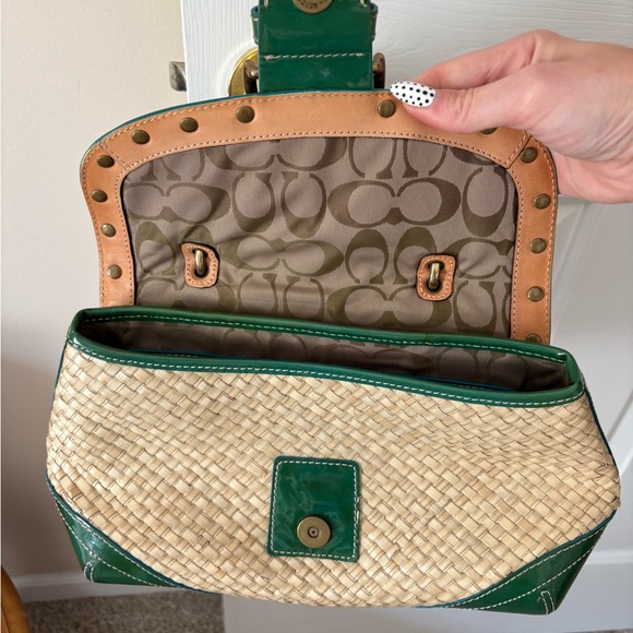 Vintage Coach Woven Bag - Picture 6 of 11